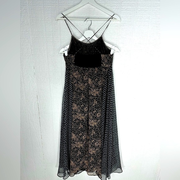 Free people patch work chiffon a line maxi dress size 0 - Picture 2 of 10